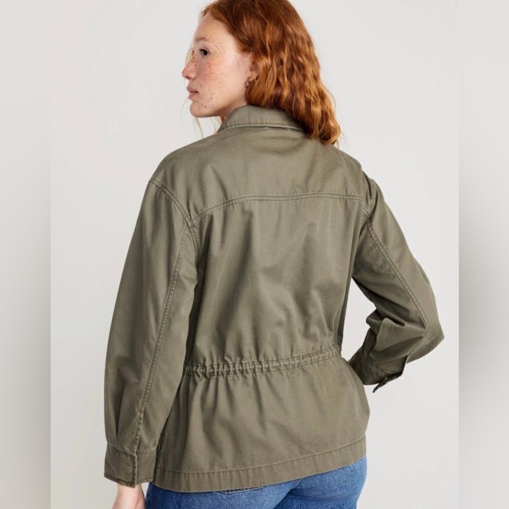 Old Navy Cinched-Waist Utility Jacket for Women Size 2XL - Picture 3 of 14